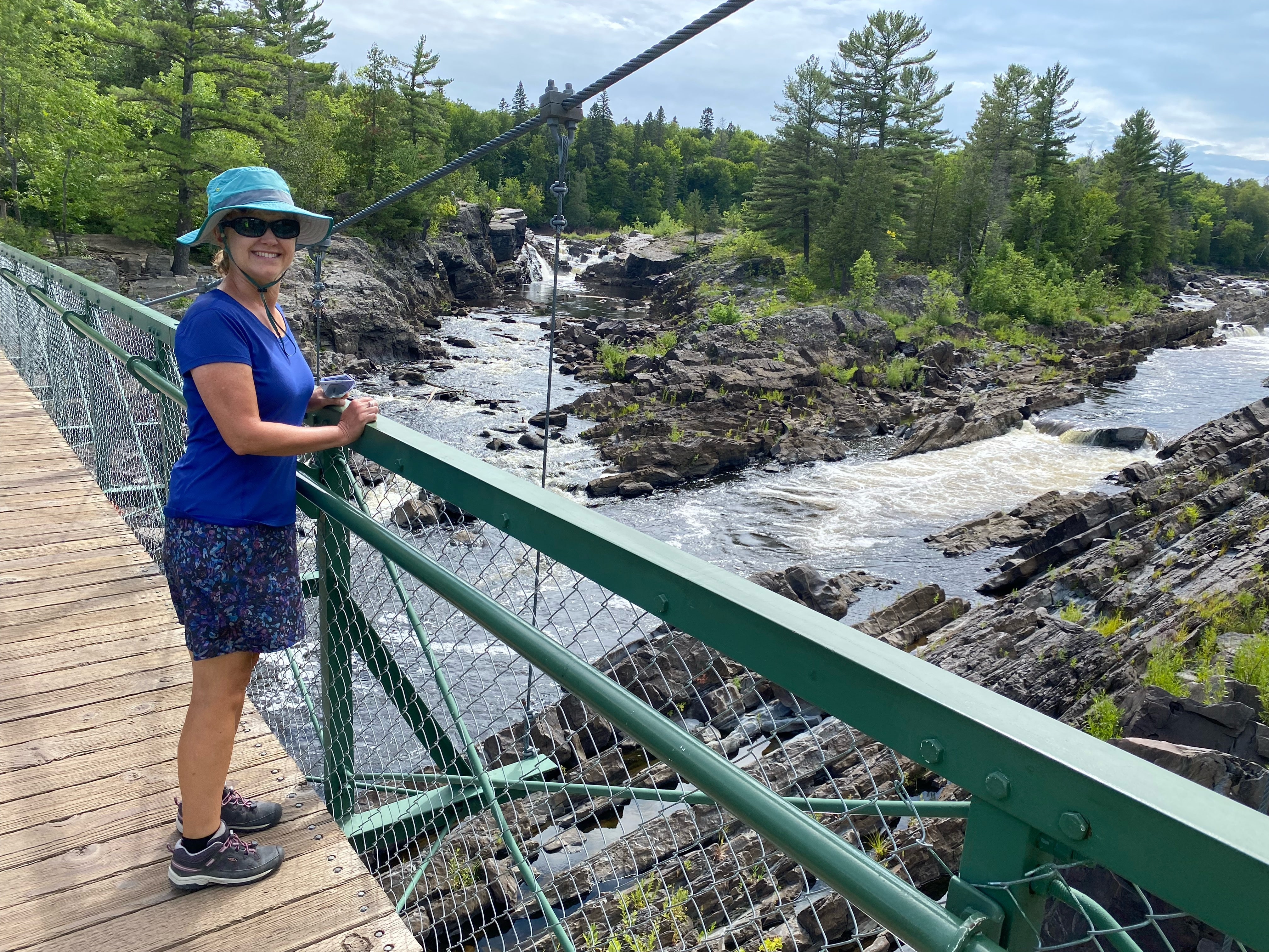 Swinging Bridge at Jay Cooke State Park near Duluth