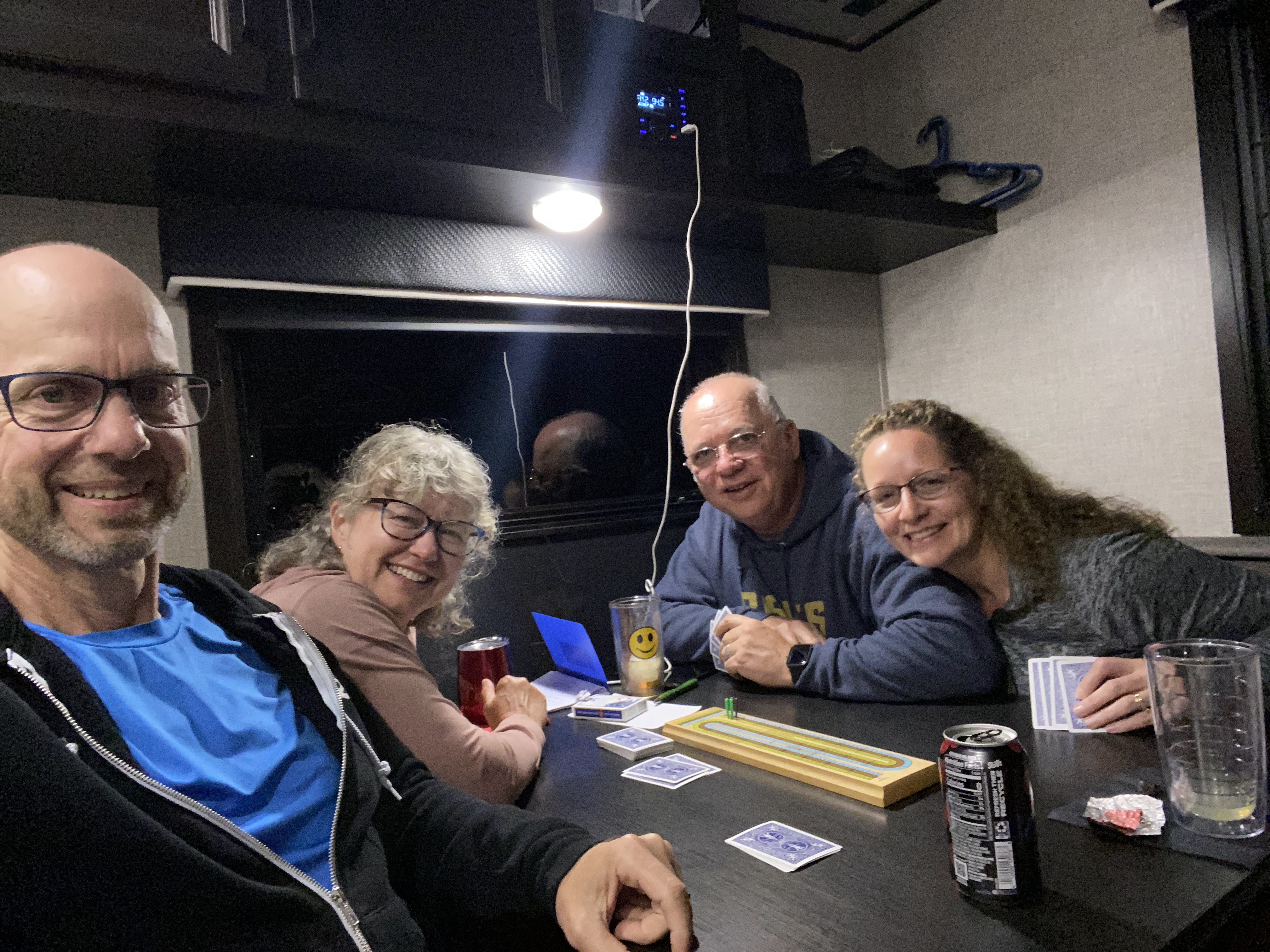 Card Playing and Exploring Restaurants