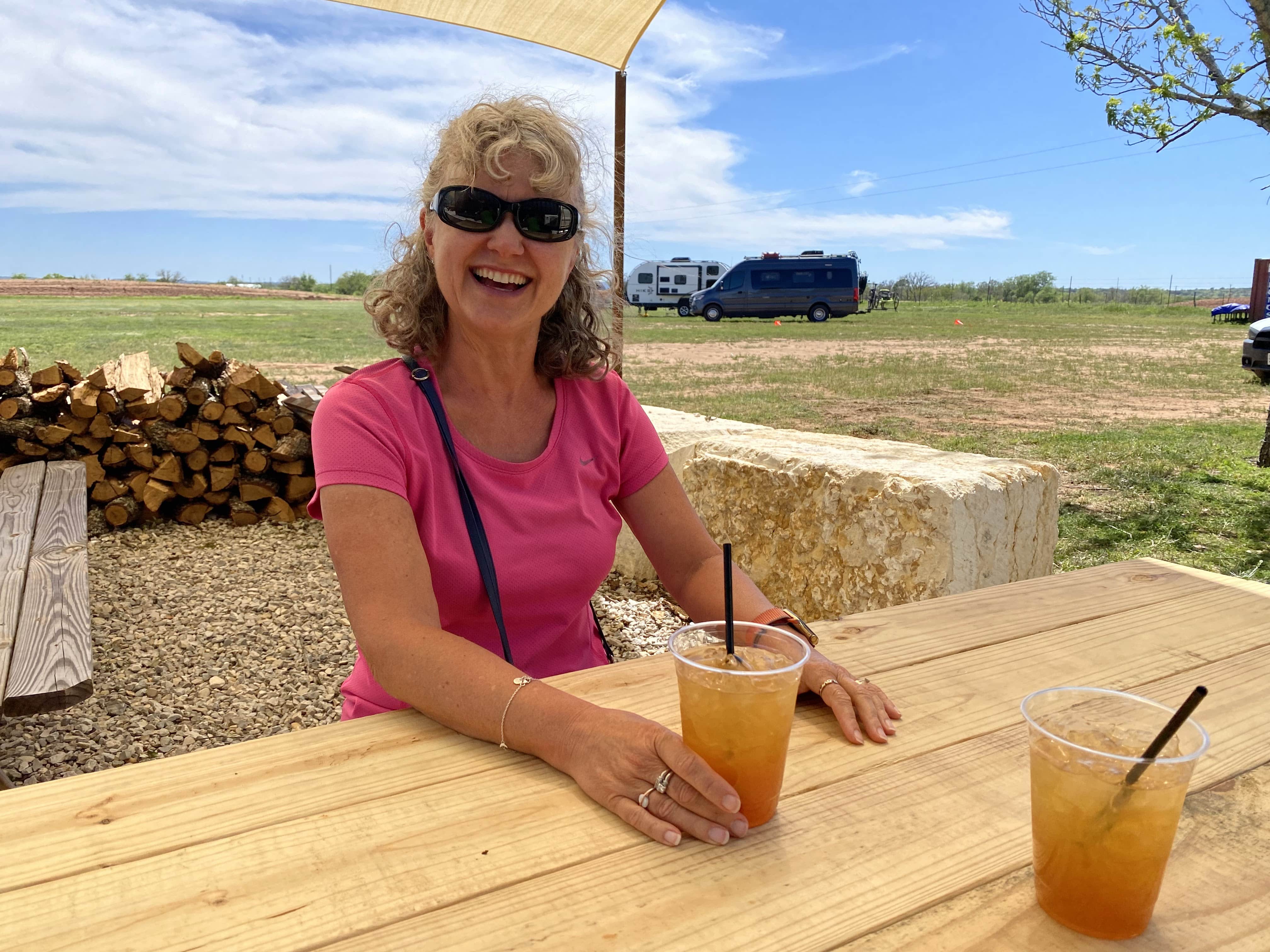 Beautiful wildflowers on the way to 1693 Distillery