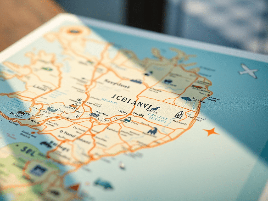 Itinerary (with alphabet note)